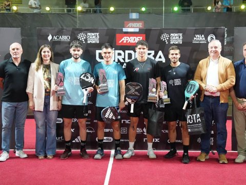 Villa María Open: Abud y Solano campeones del Torneo Internacional de Padel A1