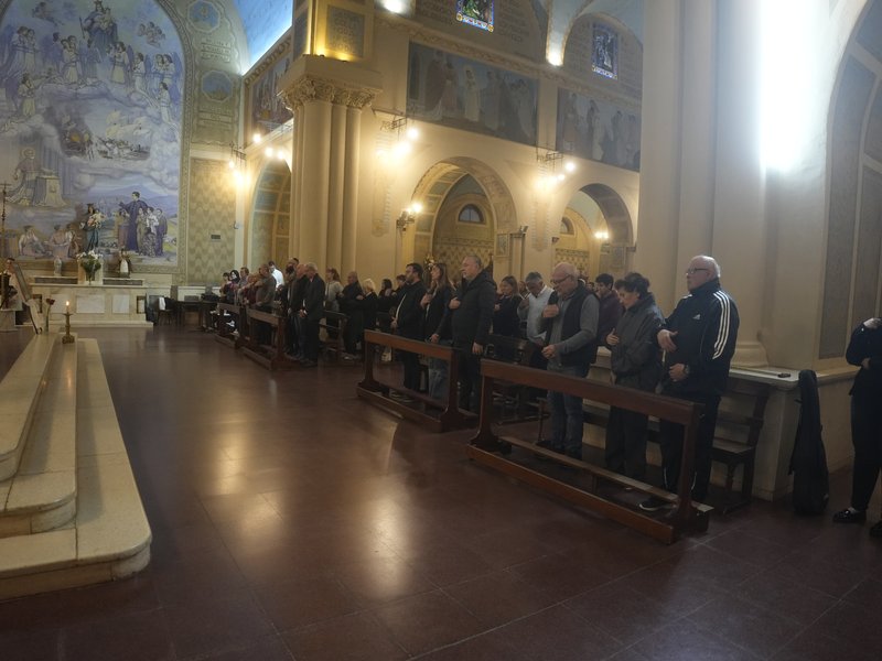 El intendente Accastello participó de la misa en memoria del Papa Francisco