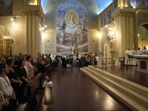 Accastello participó de una misa en el marco del Jubileo 2025