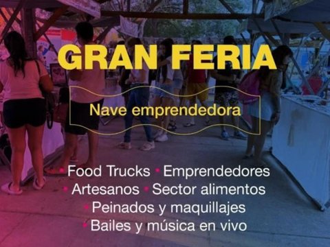 Villa María ofrece doble jornada de ferias emprendedoras este domingo