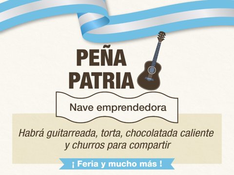 La feria Nave Emprendedora celebrará su primer aniversario con una peña patria