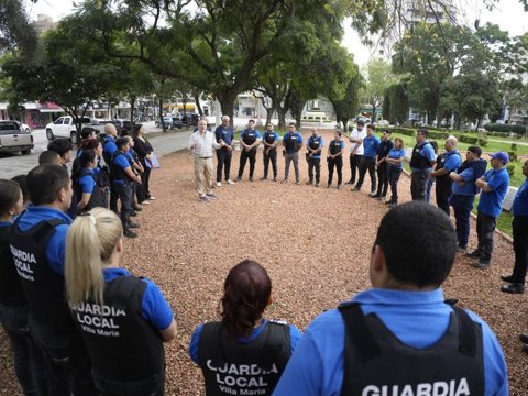 Accastello destacó la labor de la Guardia Local y se trazaron nuevos objetivos