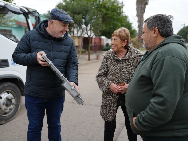 Programa 100% Luces Led: el municipio completó la totalidad del barrio Roque Sáenz Peña