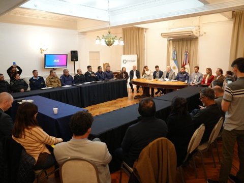 Autoridades del Consejo de Seguridad se reunieron con intendentes de la Comunidad Regional General San Martín