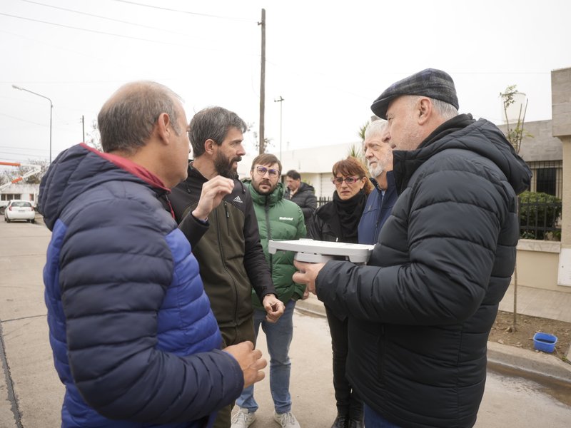 Programa 100% Luces LED: el municipio comenzó el recambio de luminarias en barrio San Justo