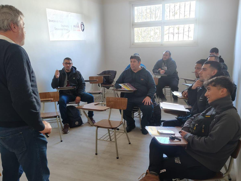 Municerca 4: se realizó el primer curso para la renovación de Licencias Profesionales en el nuevo centro de capacitación