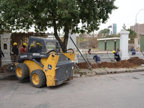 Obra de repotenciación del tendido eléctrico: avanzan las labores en barrio Centro