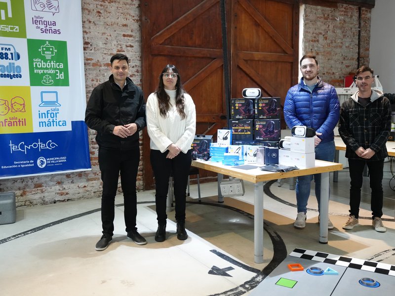 Villa María más Innovadora: la Tecnoteca recibió nuevo equipamiento