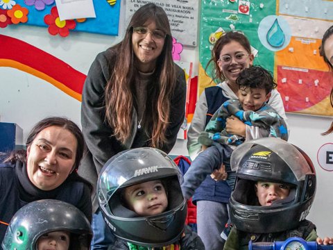 La Municipalidad lleva adelante una campaña de concientización vial en Centros de Promoción Familiar y Jardines Maternales