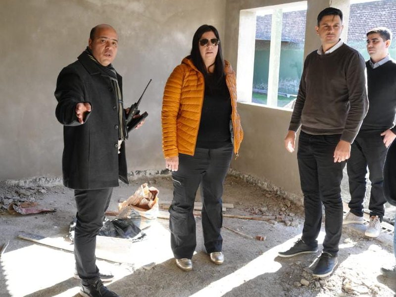 Avanza la obra de la nueva sede de la "Patrulla Preventiva de la Policía de Córdoba" sobre bulevar Vélez Sarsfield