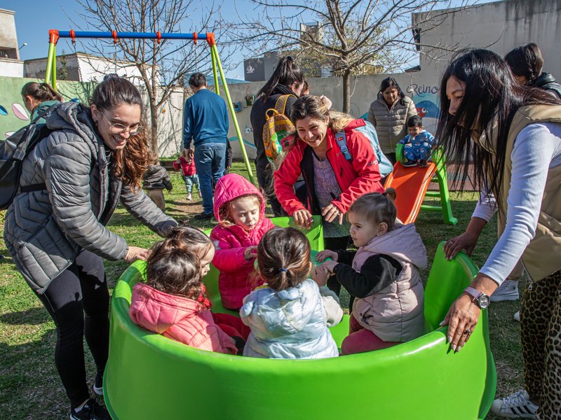 El municipio festejó el mes de las infancias en el Centro de Promoción Familiar “María Elena Walsh”