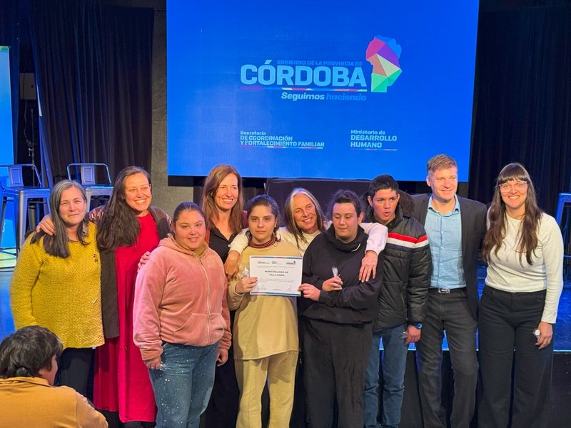 Villa María recibió aportes económicos por su compromiso con la inclusión de personas con discapacidad