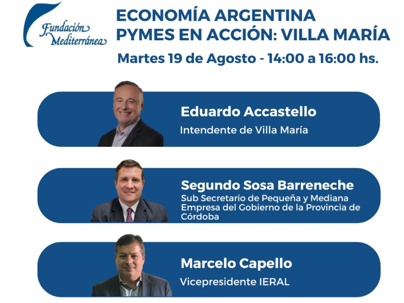 Accastello disertará en la jornada “Economía Argentina: PyMEs en acción”