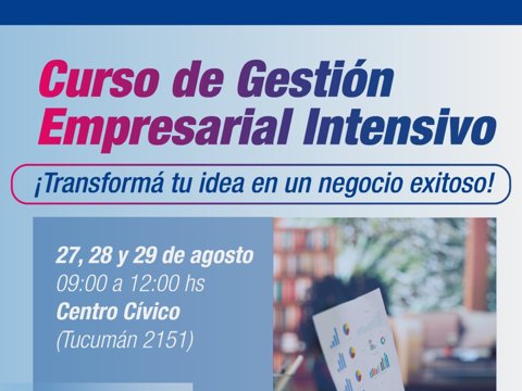 Se desarrollará un curso gratuito de gestión empresarial para emprendedores