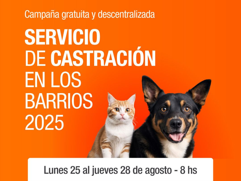 Campaña de castración gratuita en barrio Bello Horizonte