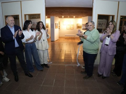 Se inauguró la sala de exposiciónes “Antonio Arborio” en la Escuela de Bellas Artes