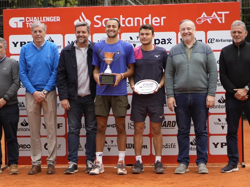 Tenis internacional: el intendente Accastello participó de la premiación del torneo Challenger en el Sport Social Club