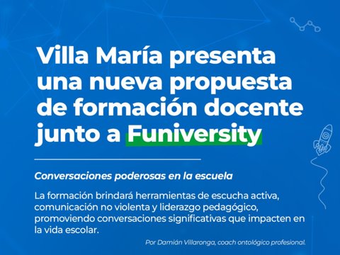 La municipalidad presenta una nueva propuesta gratuita de formación docente
