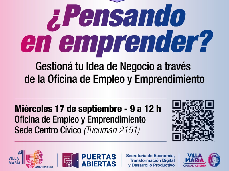 ¿Pensando en Emprender?: el municipio brinda una nueva propuesta para gestionar ideas de negocio