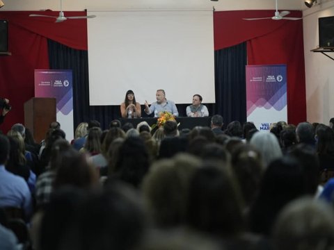 Accastello encabezó una reunión de la Coordinación Local de Educación donde participaron más de 200 referentes educativos
