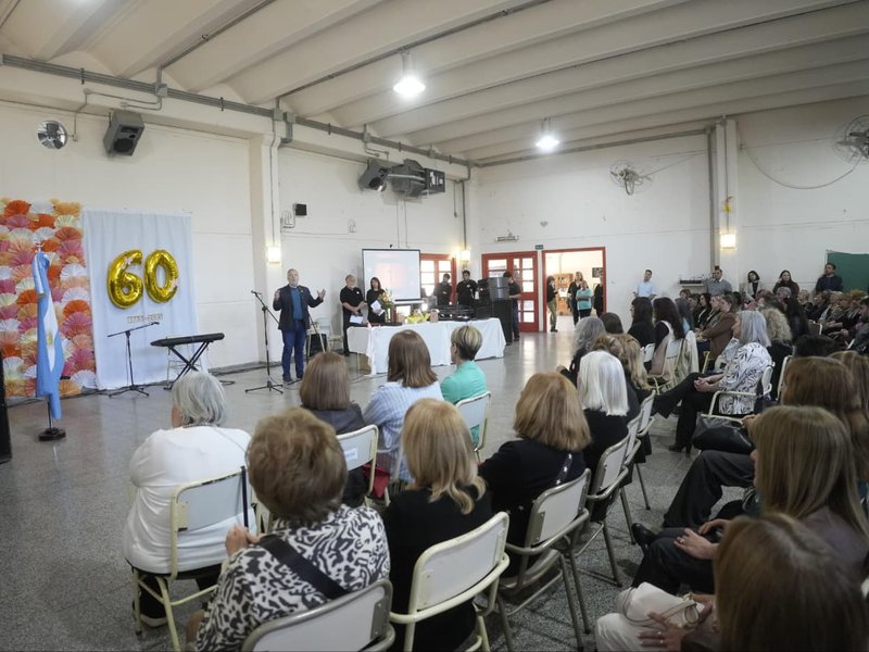 Se realizó un emotivo acto por el 60° aniversario de la escuela especial “Clotilde María Sabattini”