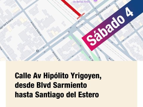Repavimentación en el microcentro: finalizaron las obras en calle San Juan y comienzan en Yrigoyen