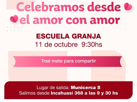 Homenaje a las madres con un encuentro especial en la Escuela Granja