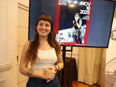 Luego de su participación en La Voz Argentina, Emma Roach actuará por primera vez en Villa María