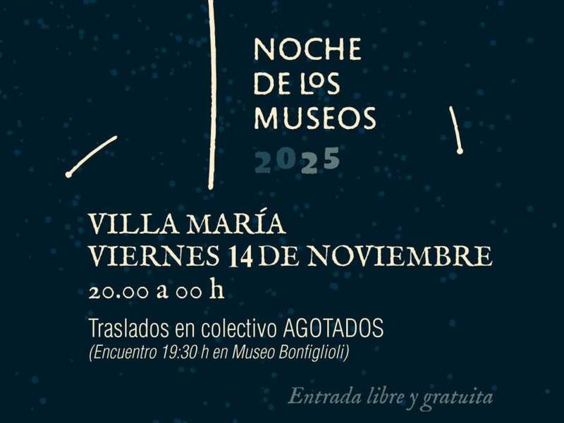 Este viernes se realizará “La Noche de los Museos”