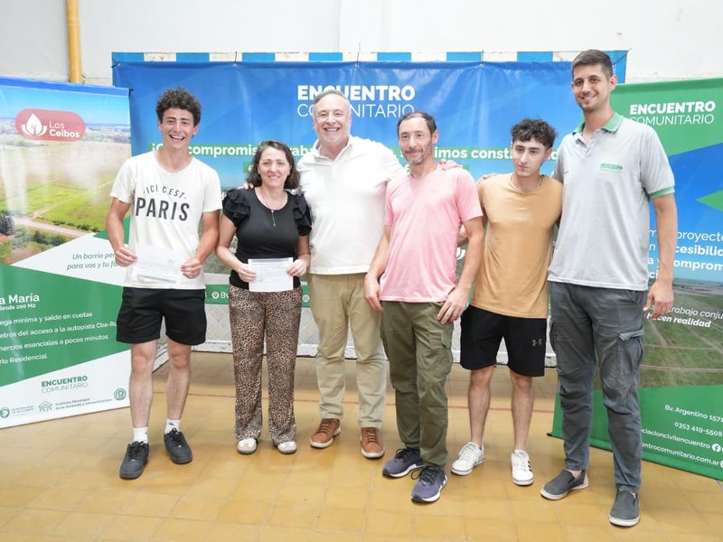 Accastello participó del sorteo donde 650 familias accedieron a su lote en el desarrollo “Los Ceibos”