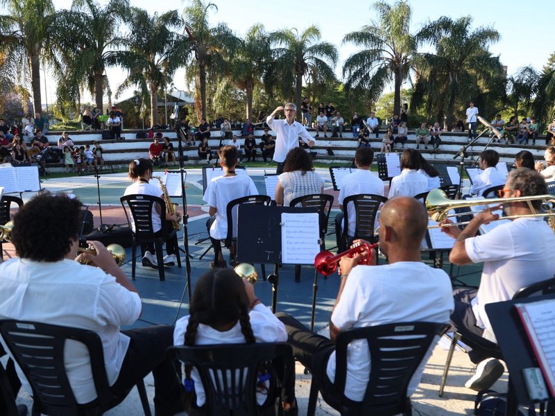 Con más de 75 músicos en escena, Villa María fue sede del “Encuentro de Bandas Municipales”