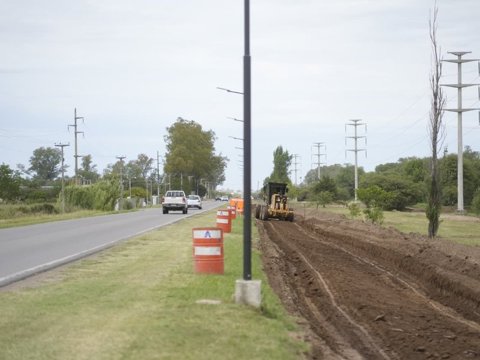 Avanzan obras viales estratégicas en los accesos a Villa María
