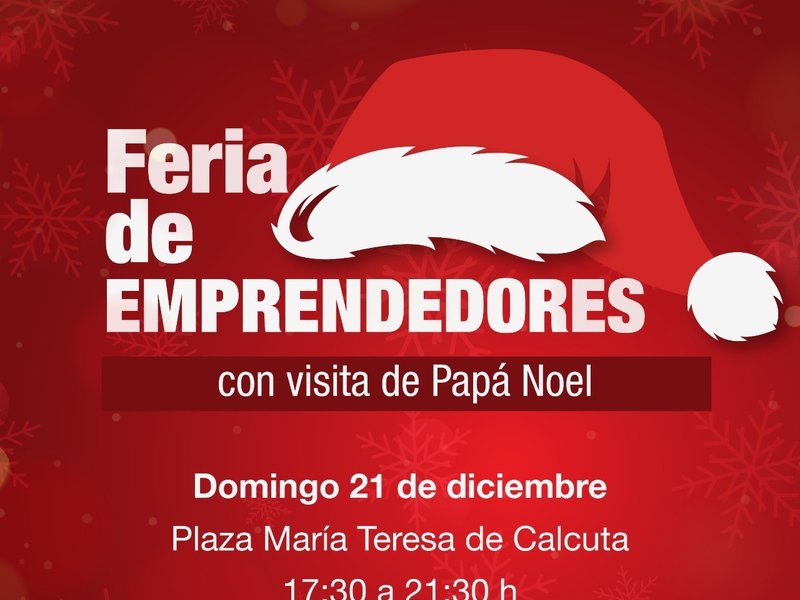 Feria de Emprendedores con visita de Papá Noel en el barrio Lamadrid