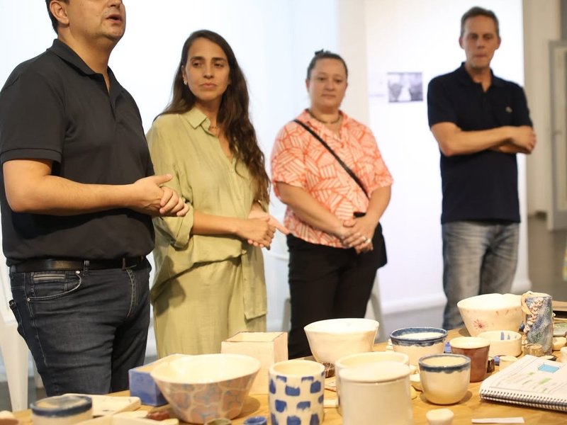 Se realizó la muestra anual del taller de cerámica en el Museo Bonfiglioli