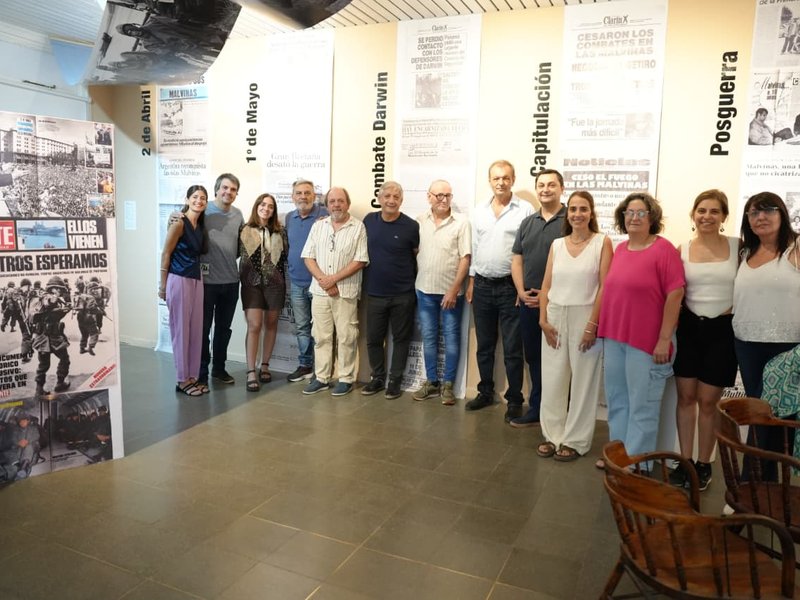 Museo Municipal Malvinas Argentinas: se inauguró la muestra “Malvinas en los Medios”