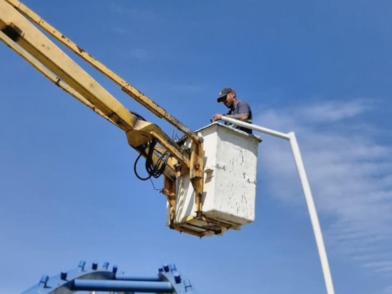 Villa María 100% led: se completó el recambio total de luminarias viales en el Puente Perón