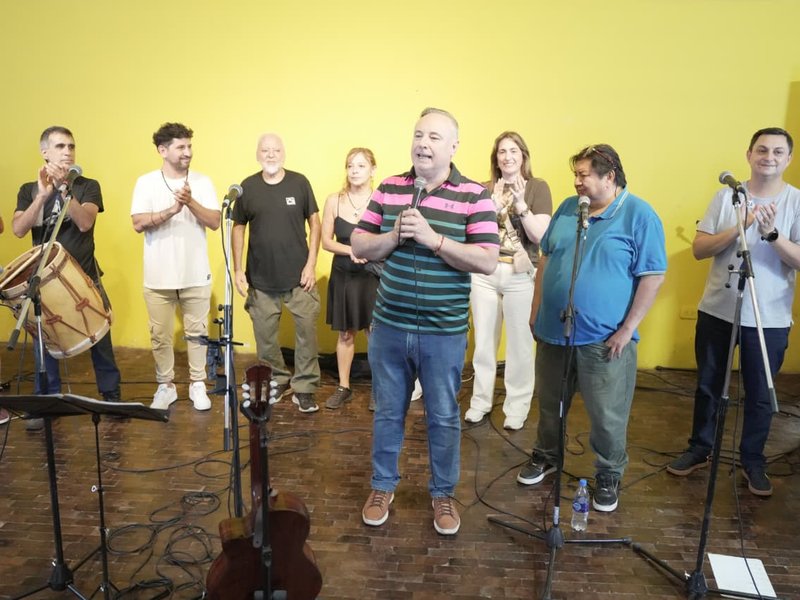 Noviembre Musical: más de 80 músicos participaron de la Marcha de los Bombos