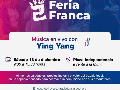 Este sábado se realizará una nueva edición de la Feria Franca en Plaza Independencia