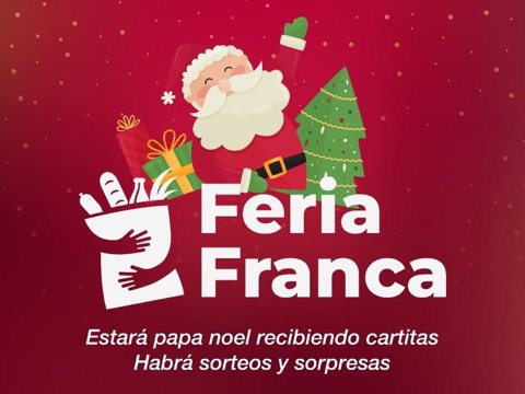 Feria Franca con propuesta navideña y música en vivo en Plaza Independencia