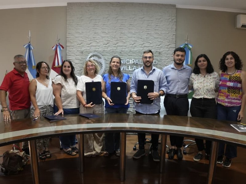 Villa María y Corral de Bustos firmaron un convenio contra la violencia de género