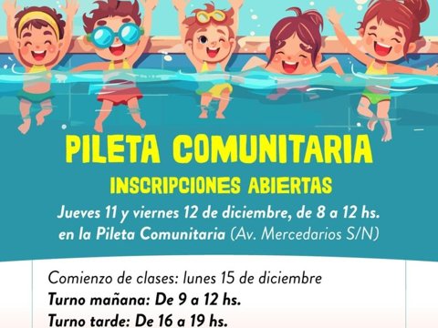 Escuela de Verano: el municipio abre las inscripciones para la temporada 2025-2026