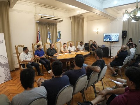 Se realizó una reunión con representantes de patios gastronómicos en el marco del “Recorrido Peñero”