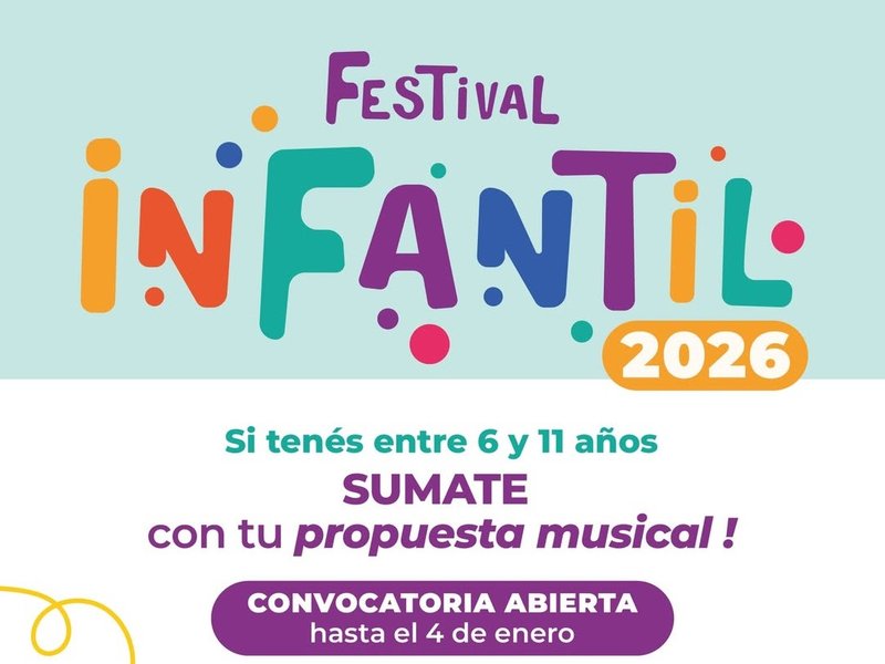 Se realizará la tercera edición del “Festival Infantil”