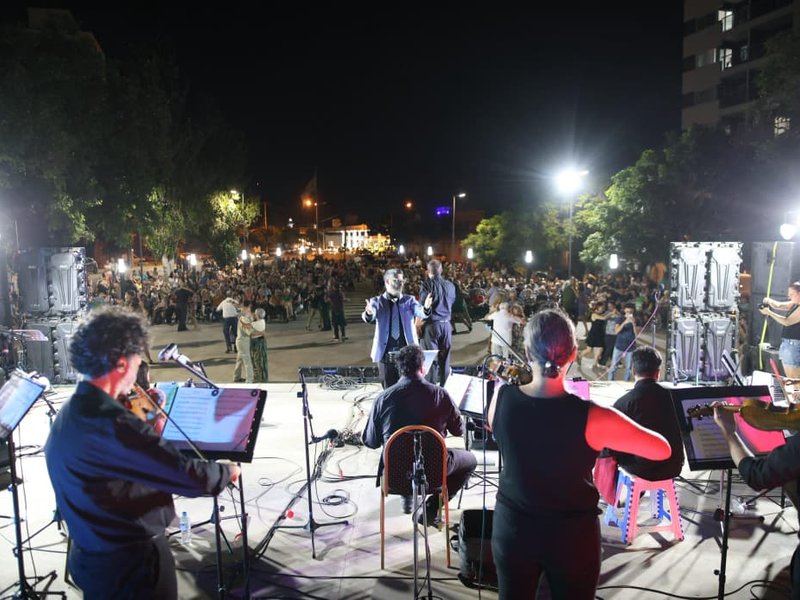 Se llevó a cabo el Festival de Tango en la Explanada San Martín