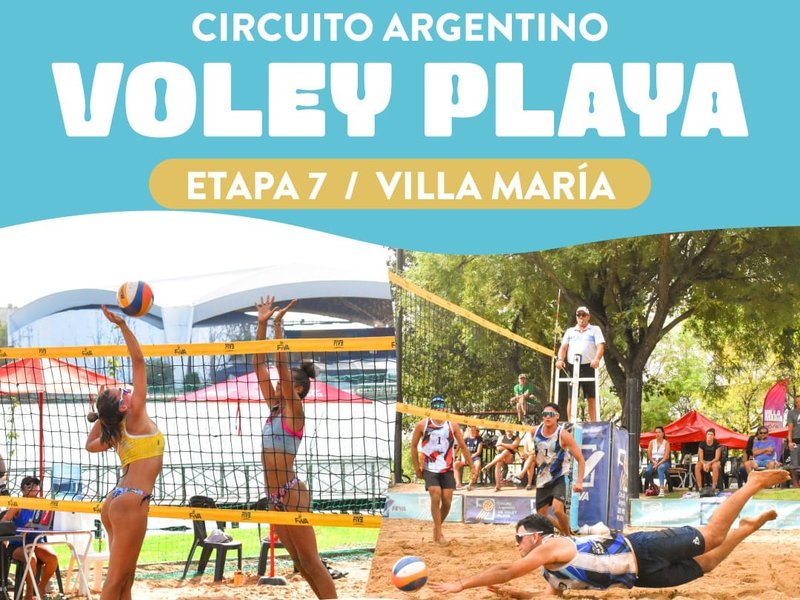 Mañana inicia la 7º etapa del Circuito Argentino de Vóley Playa en la Costanera