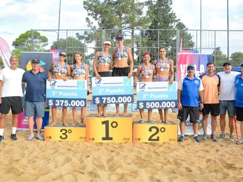 Circuito Argentino de Voley Playa: Churín-Tosi y Bueno-Amieva se consagraron en Villa María