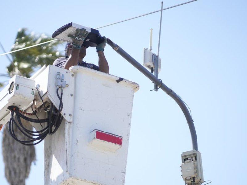 Villa María 100% Led: avanza el recambio de 300 luminarias en el Centro