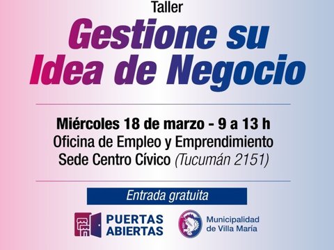 Impulso al comercio local: nueva capacitación para desarrollar y gestionar ideas de negocio