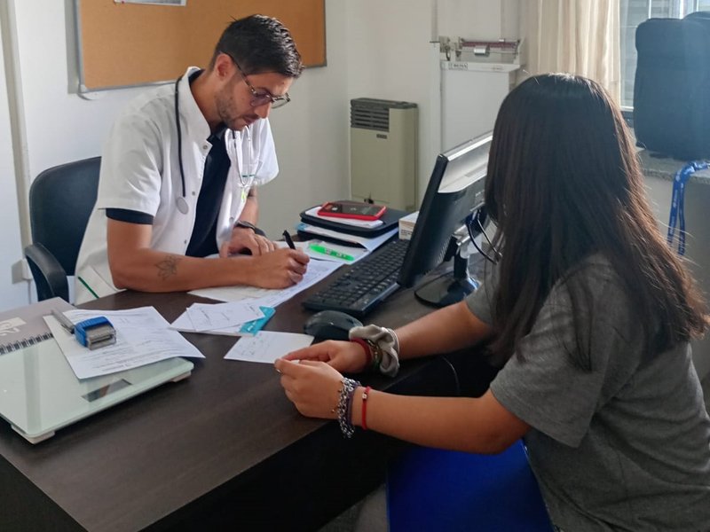 Se realizó una jornada intensiva de promoción y atención primaria de la salud destinada a niños y niñas en barrio San Nicolás”