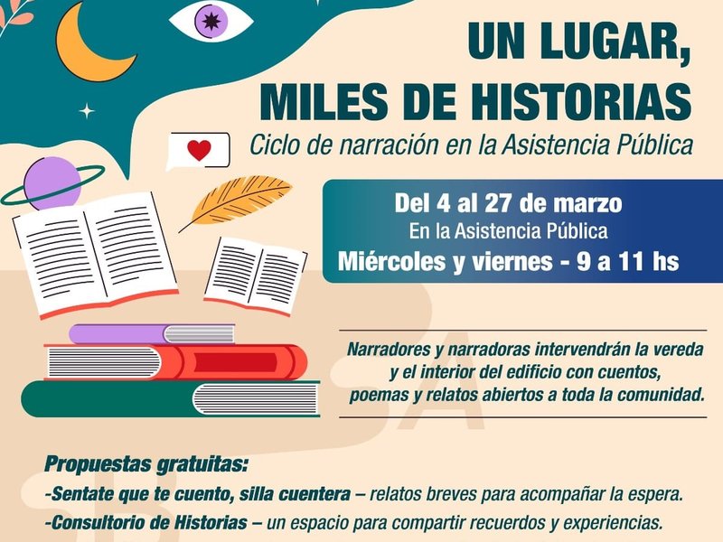 “Un lugar, miles de historias”: La Asistencia Pública acompaña a quienes esperan atención con un ciclo de narración